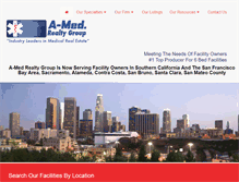 Tablet Screenshot of amedrealtygroup.com